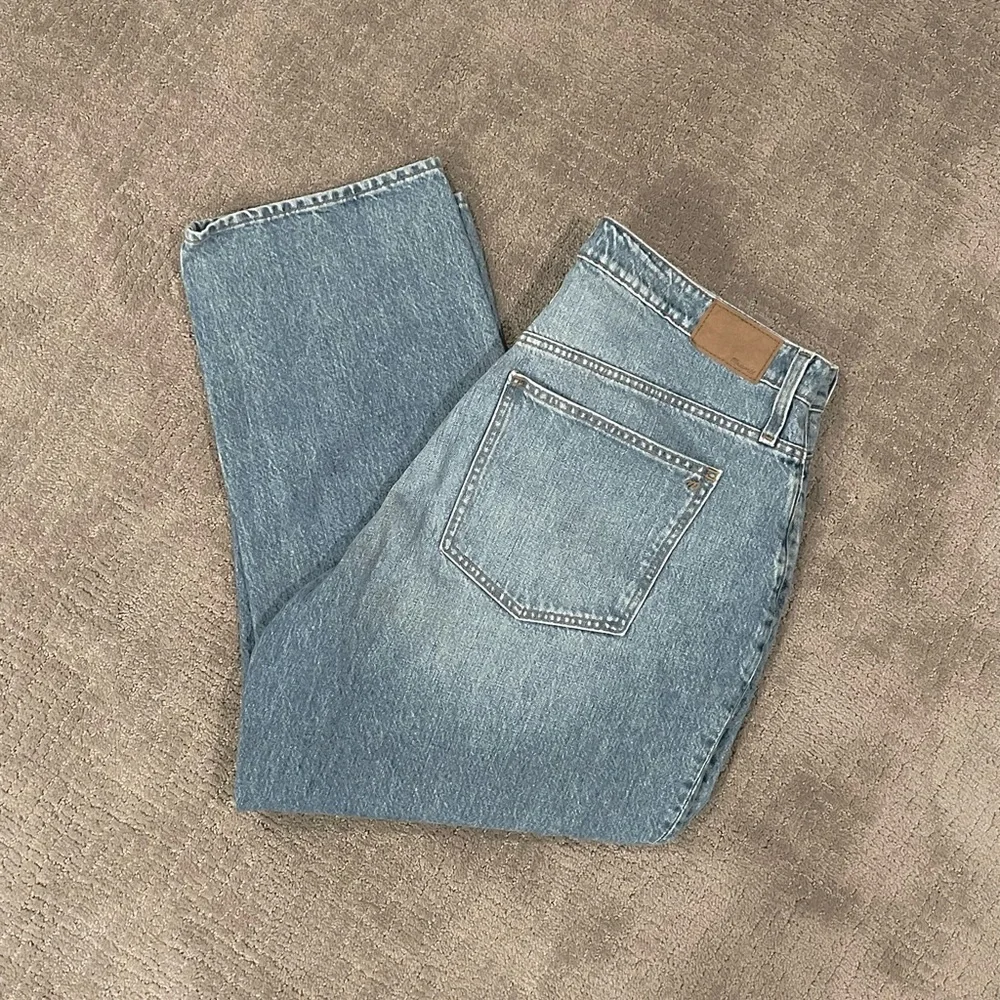 Madewell Petite Curvy Perfect Vintage Straight Jean in Seyland Wash